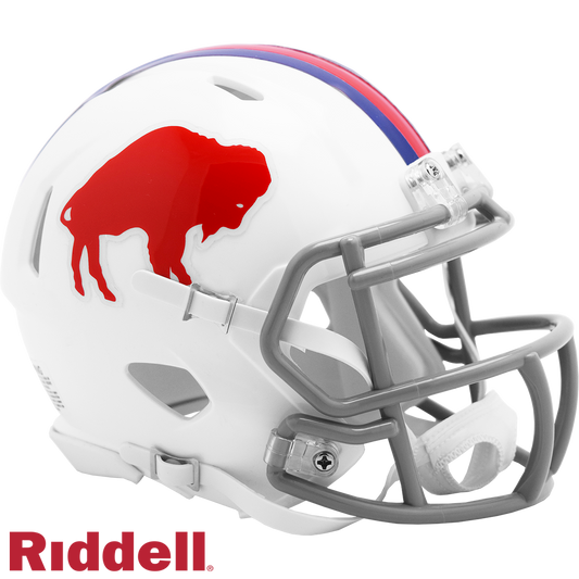 Buffalo Bills Helmet Riddell Replica Mini Speed Style 1965-1973 T/B Periodic Restock