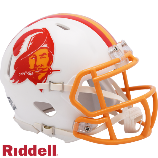 Tampa Bay Buccaneers Helmet Riddell Replica Mini Speed Style 1976-1996 T/B Periodic Restock