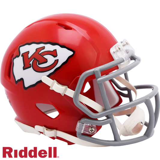 Kansas City Chiefs Helmet Riddell Replica Mini Speed Style 1963-1973 T/B Periodic Restock
