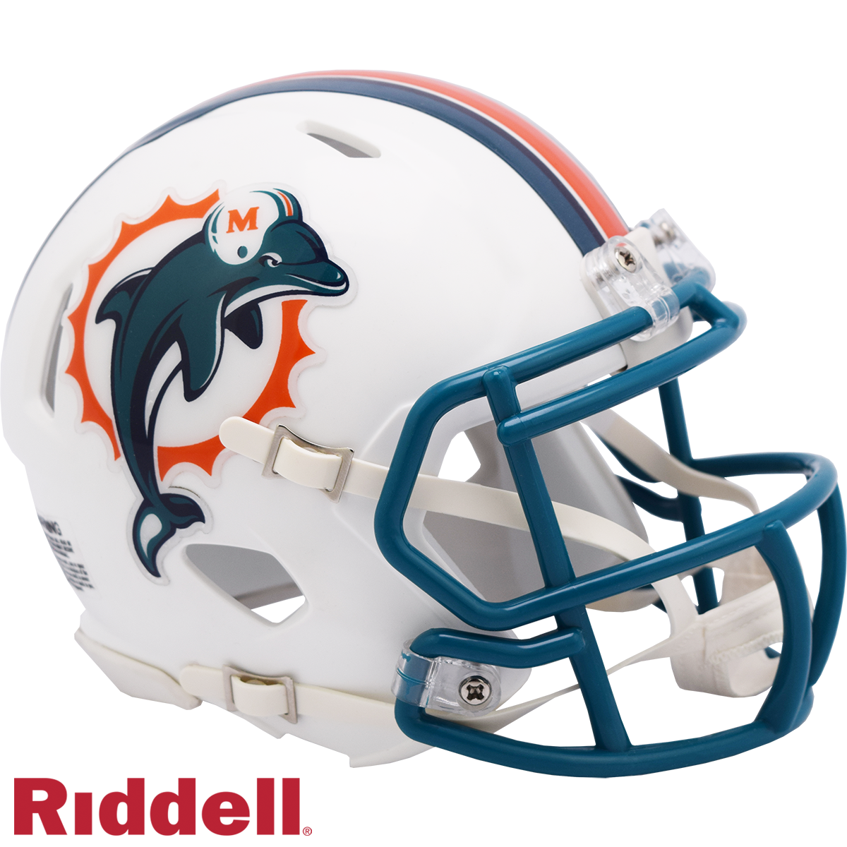 Miami Dolphins Helmet Riddell Replica Mini Speed Style 1997-2012 T/B Periodic Restock
