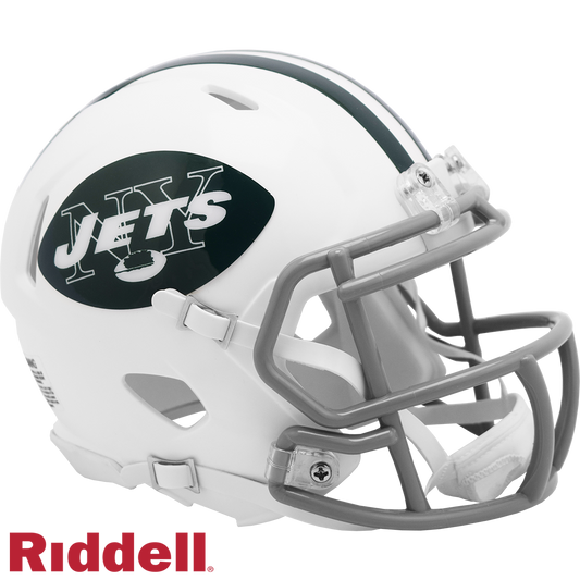 New York Jets Helmet Riddell Replica Mini Speed Style 1965-1977 T/B Periodic Restock