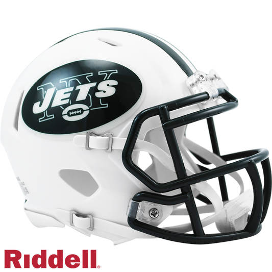 New York Jets Helmet Riddell Replica Mini Speed Style 1998-2018 T/B Periodic Restock