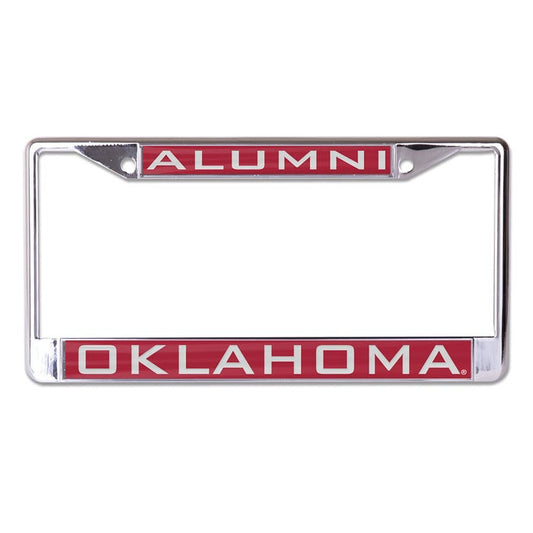 Oklahoma Sooners License Plate Frame - Inlaid - Alumni
