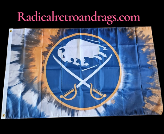 Buffalo Sabres 3'x5' Flag Tie-Dye  NEW FREE SHIPPING