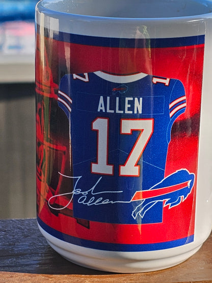 Josh Allen Buffalo Bills 15 oz Coffee Mug by Logo Brands