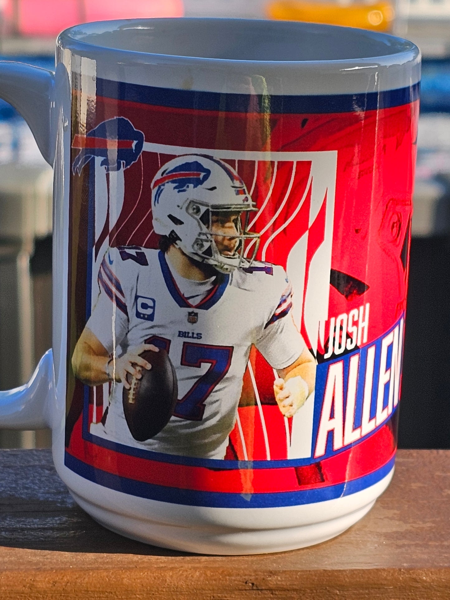 Josh Allen Buffalo Bills 15 oz Coffee Mug by Logo Brands