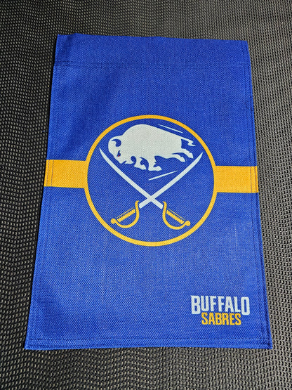 Buffalo Sabres Garden Flag 11.5 X 17.5 New Double Sided Flag only