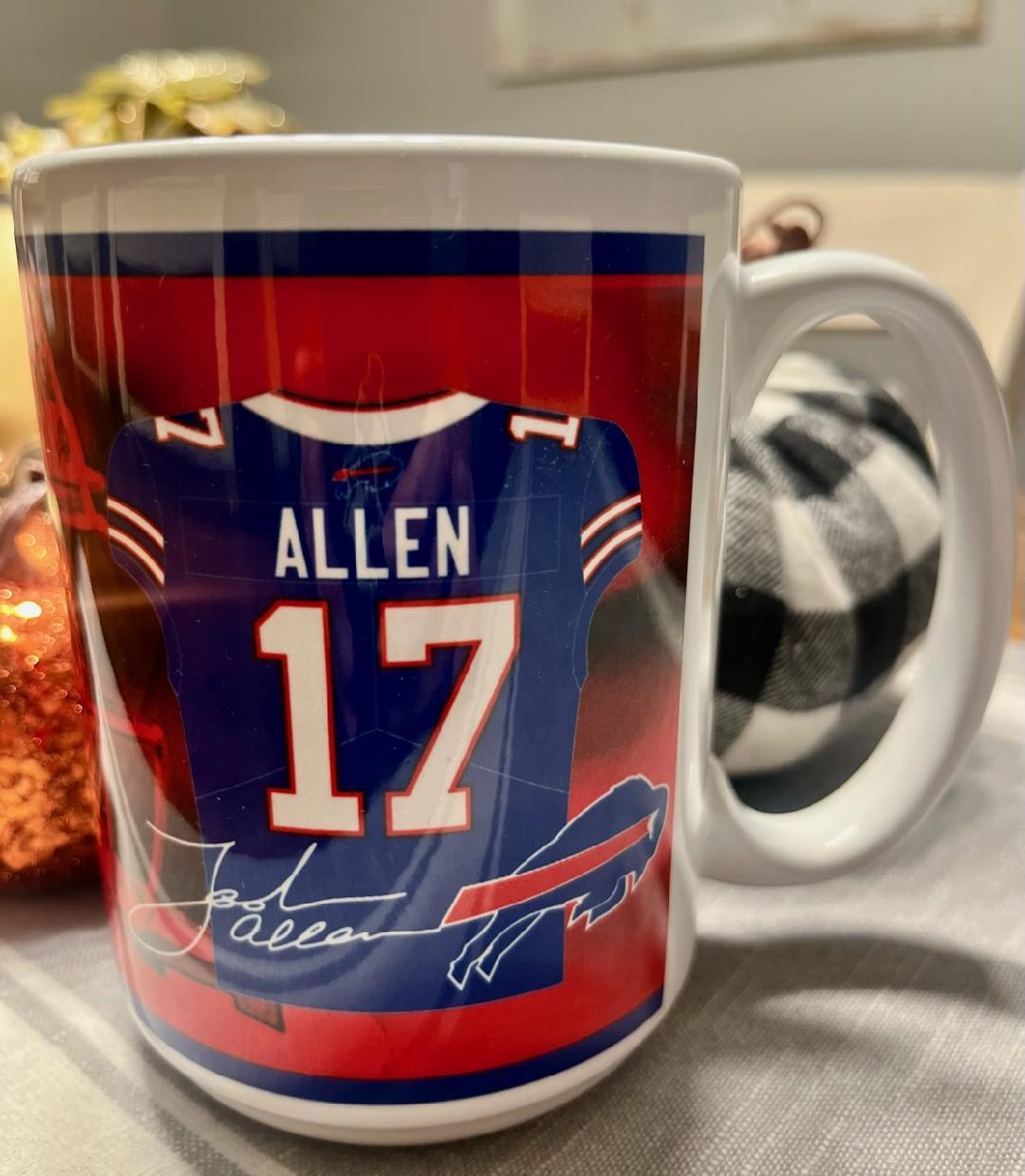 Josh Allen Buffalo Bills 15 oz Coffee Mug by Logo Brands