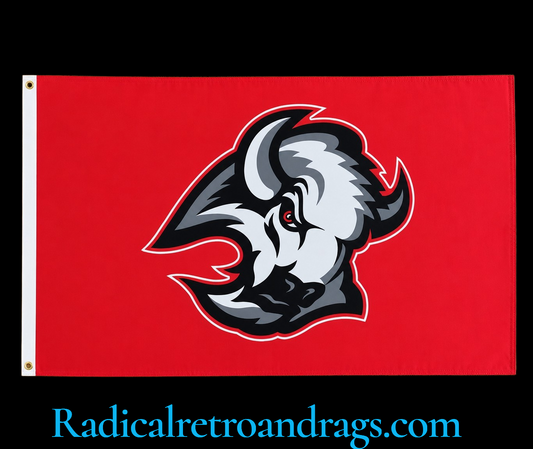 Buffalo Sabres 3'x5' Flag Goat Head Design NEW FREE SHIPPING