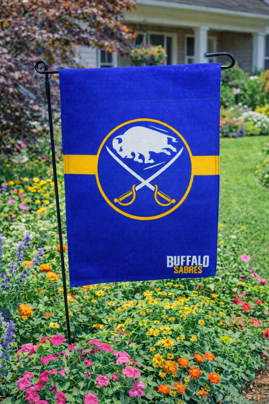 Buffalo Sabres Garden Flag 11.5 X 17.5 New Double Sided Flag only