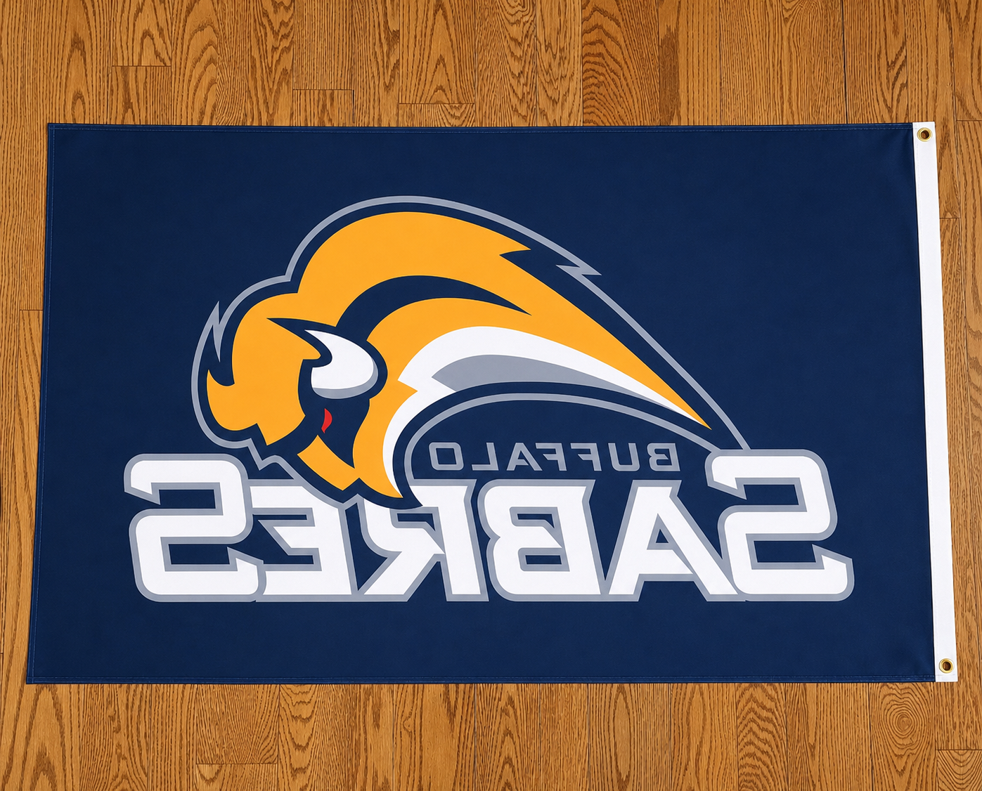 Buffalo Sabres 3'x5' Flag Slug Logo NEW FREE SHIPPING