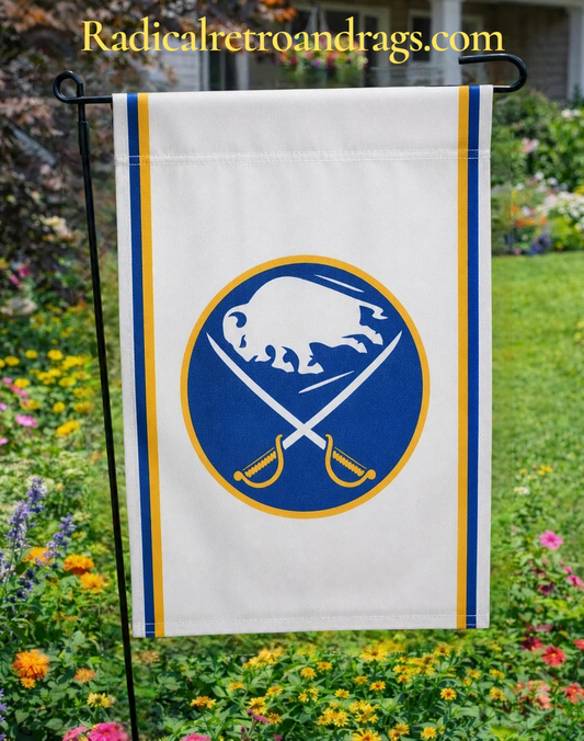Buffalo Sabres Garden Flag 11.5 X 17.5 New Double Sided Flag only