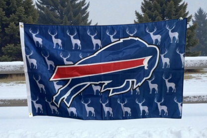Buffalo Bills 3'x5' Flag Hunter Buck NEW FREE SHIPPING