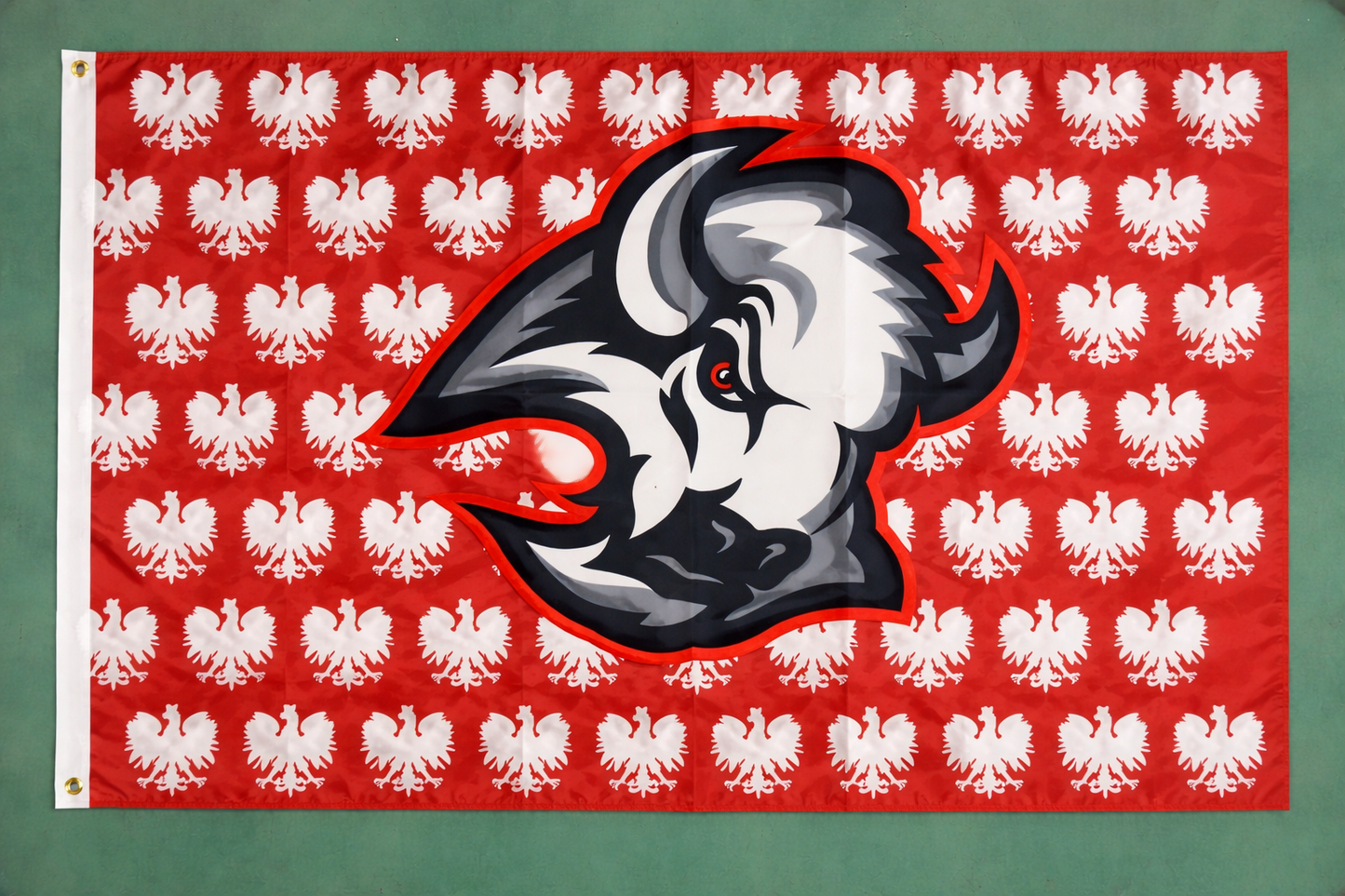 Buffalo Sabres Goat Head 3'x5' Flag Polish Dyngus Day Free Shipping