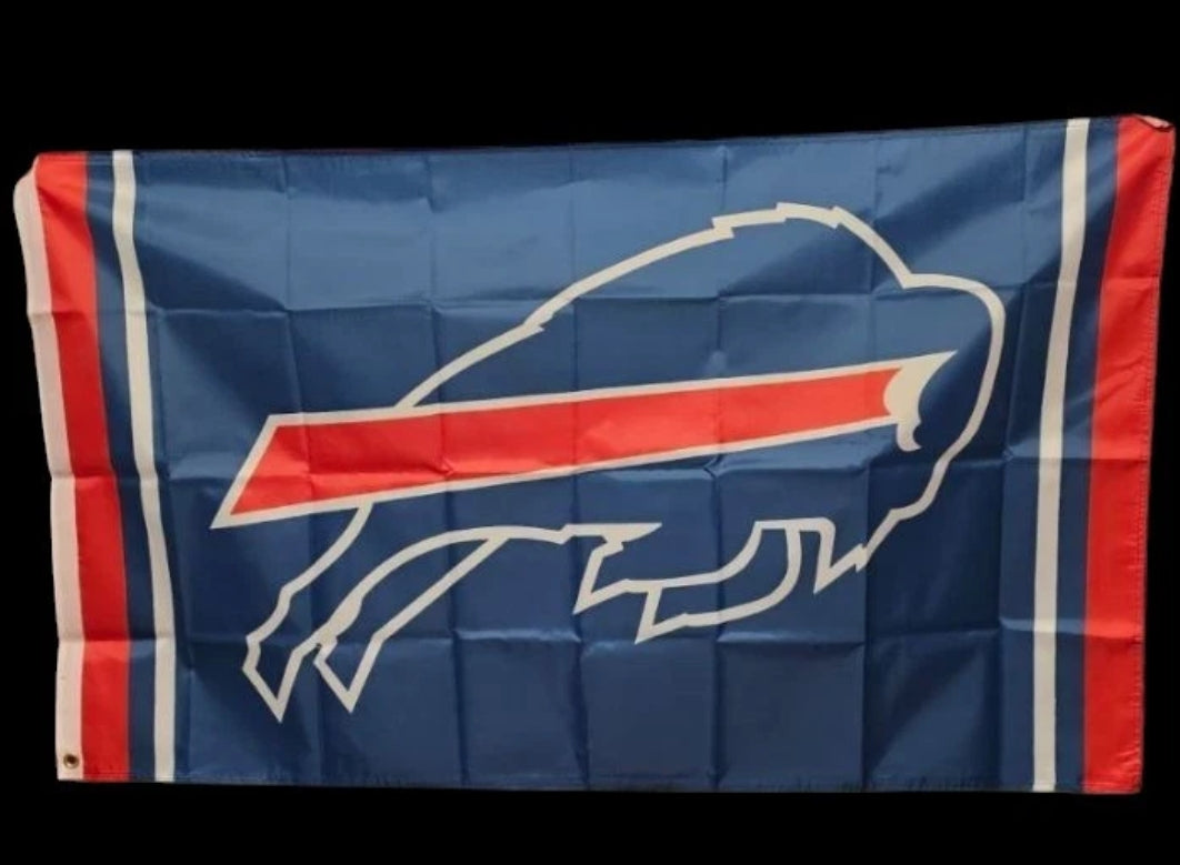 Buffalo Bills 3'5' Blue & Red Flag NEW FREE SHIPPING