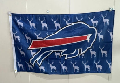 Buffalo Bills 3'x5' Flag Hunter Buck NEW FREE SHIPPING