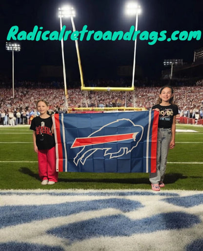 Buffalo Bills 3'5' Blue & Red Flag NEW FREE SHIPPING