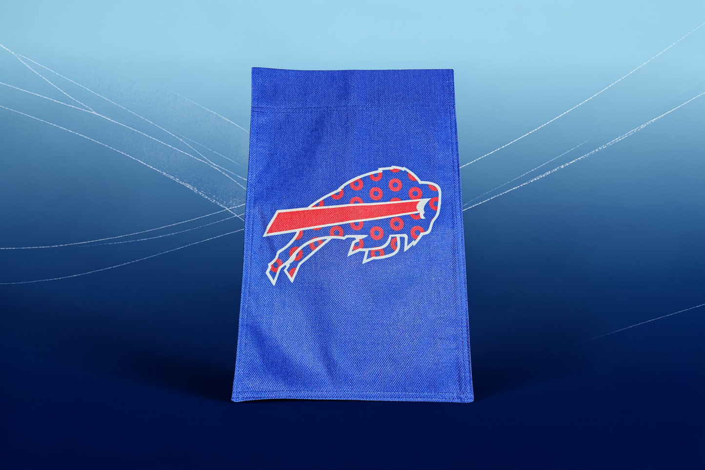 Buffalo Bills Phish Donuts Garden Flag 11.5 X 17.5 New Double Sided Flag only