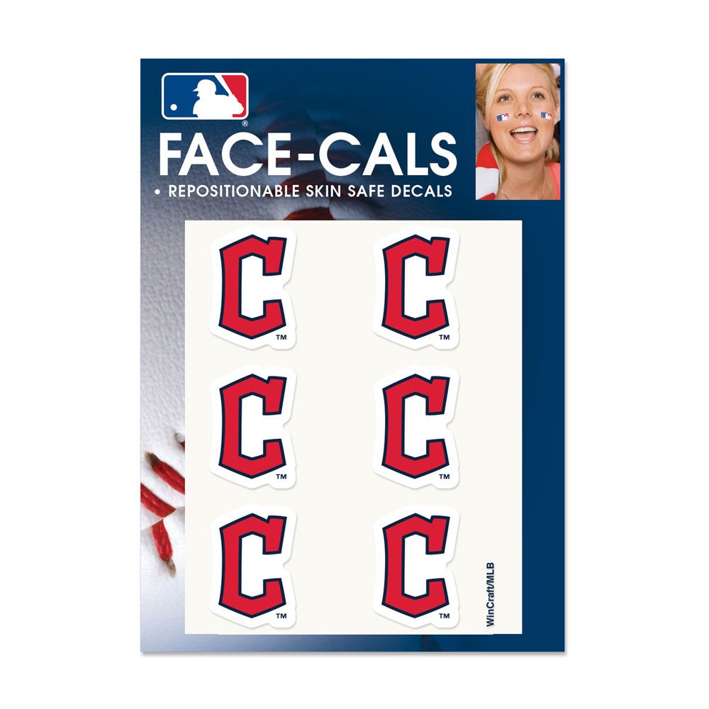 Cleveland Guardians Tattoo Face Cals - Special Order
