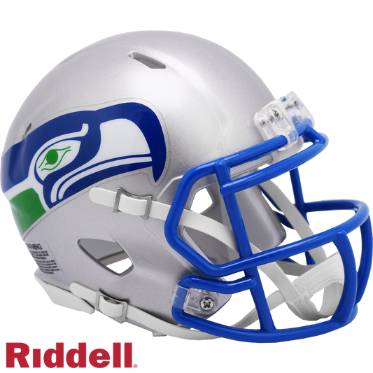 Seattle Seahawks Helmet Riddell Replica Mini Speed Style 1983-2001 T/B Periodic Restock